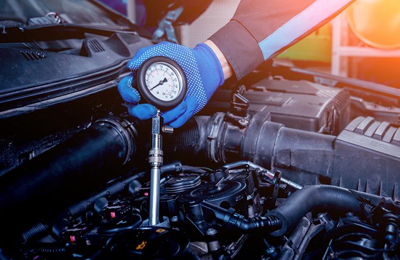 Medição da temperatura do motor